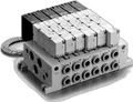 Base Mount Plug Lead, Individual Wiring Type