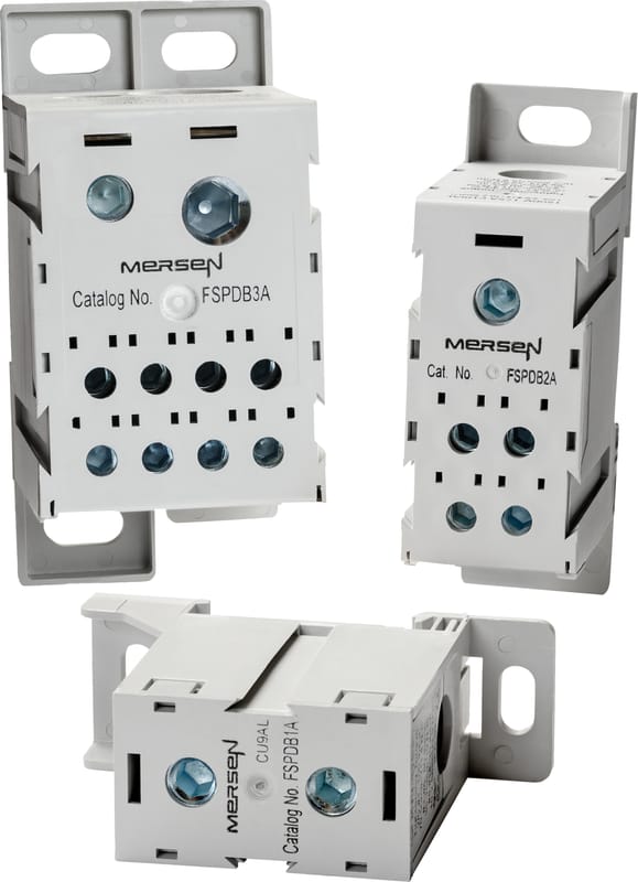 Mersen FSPDB Series UL 1059 Finger-Safe Power Distribution Blocks