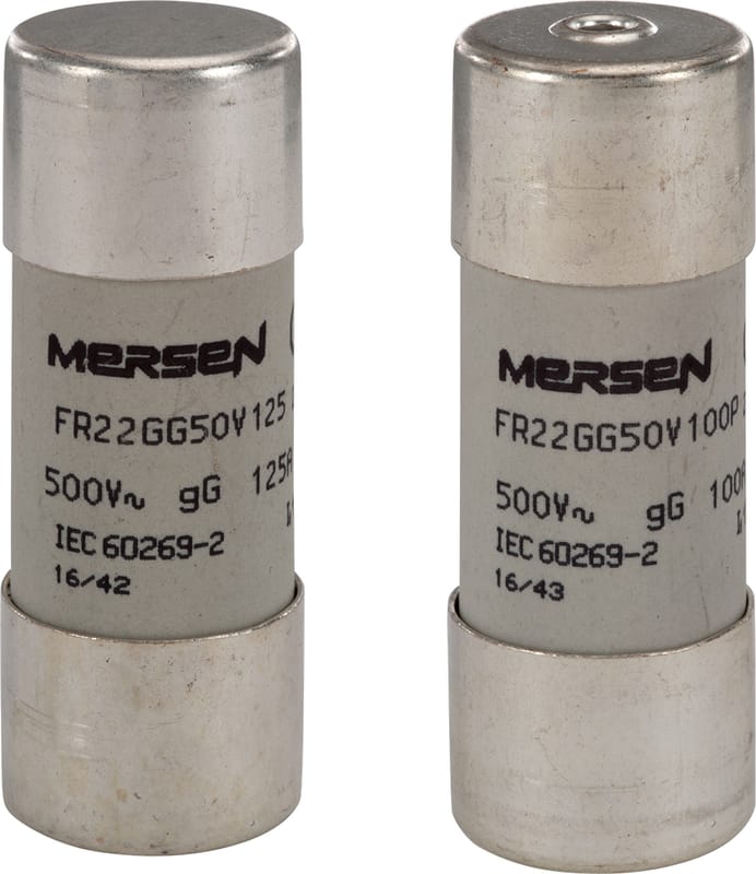 Mersen Ferrule fuse-links 22x58 gG 500 to 690VAC