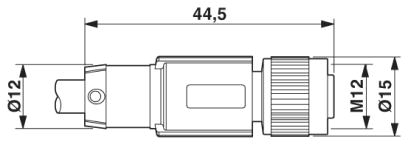 Phoenix Contact SAC-5P-M12FS/ 2,0-920/M12FS