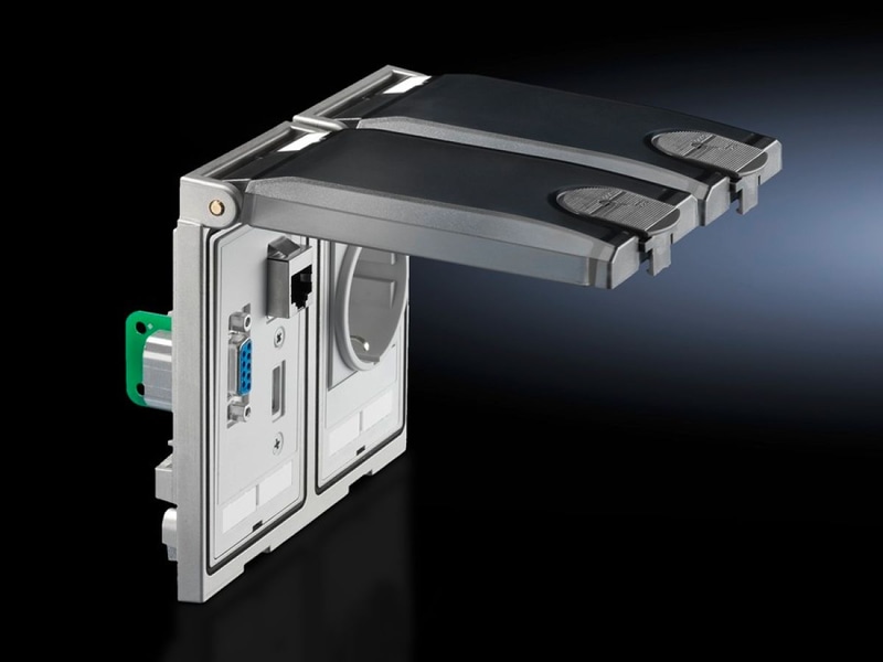 Rittal Socket module for mounting frame, modular interface flap