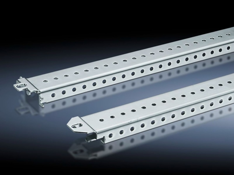 TS punched rail, 18 x 38 mm