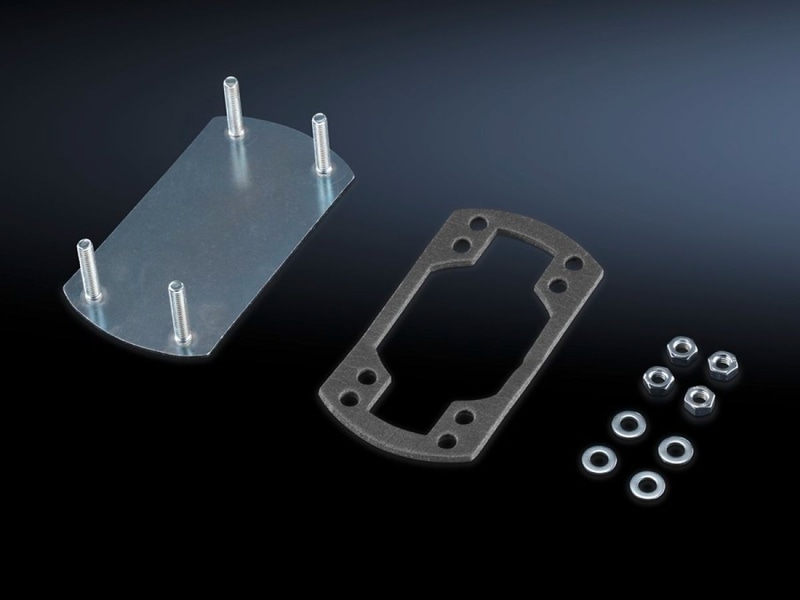 Cover plate for support arm connection