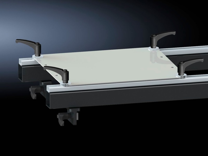 Bracket set for assembly frame