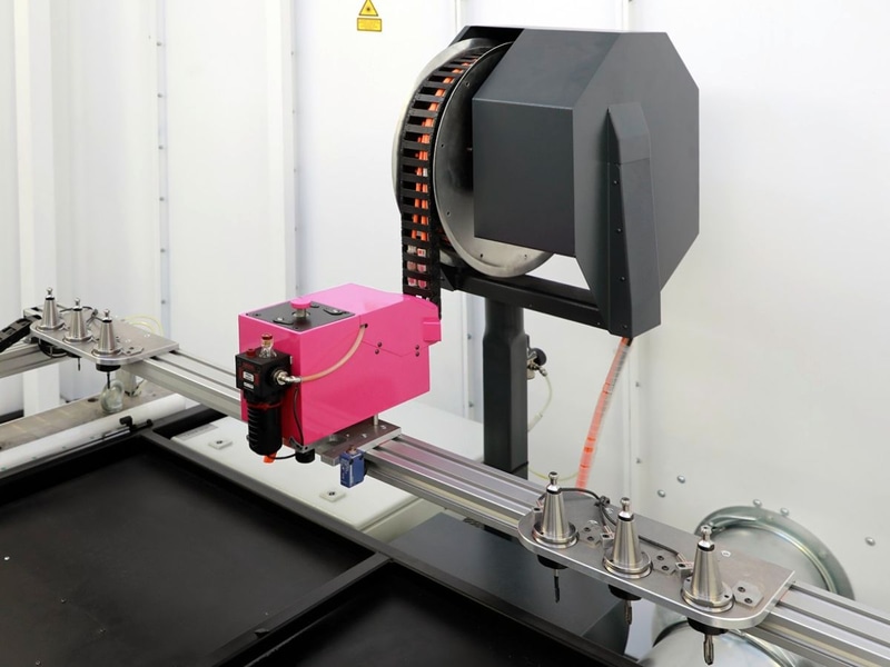 Rittal Thread cutting option for Perforex LC 3030
