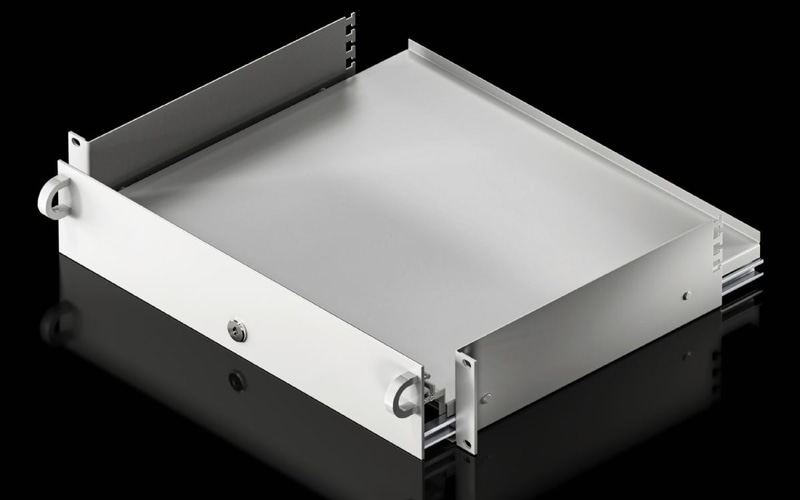 Keyboard drawer 2 U for a 482.6 mm (19") mounting level