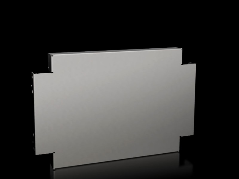 Base/plinth trim panels, side, 200 mm, stainless steel For VX base/plinth systems