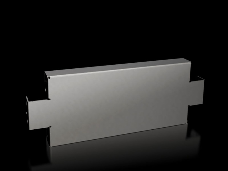 Base/plinth trim panels, side, 100 mm, stainless steel For VX base/plinth systems