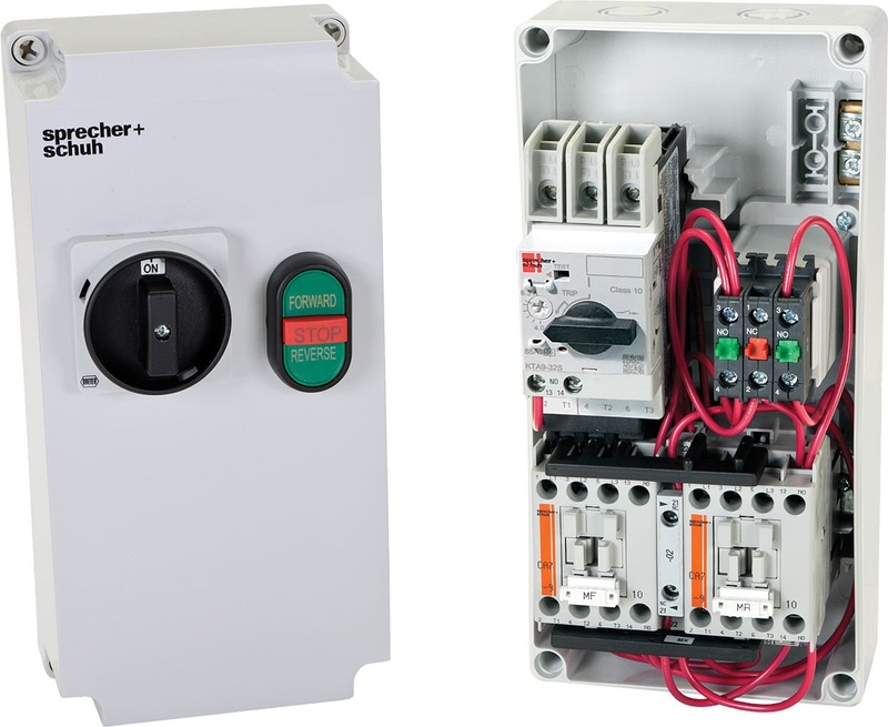 Sprecher Schuh Enclosed Motor Circuit Controllers and Molded Case Circuit Breakers