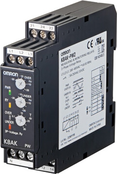 Omron K8AK-PW 3-Phase Voltage Relay