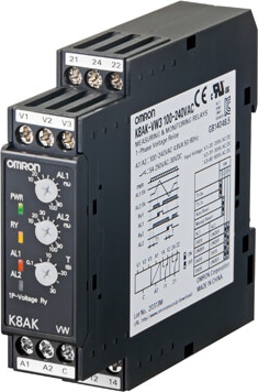 K8AK-VW Single-Phase Voltage Relay