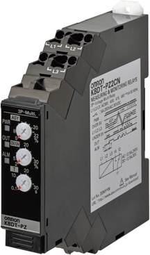 K8DT-PZ 3-Phase Monitoring Relay Push-In Plus Terminals