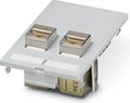 VS-SI-FP-2RJ45-5-MOD-BU/BU