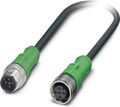 SAC-5P-M12MS/2,0-PVC/M12FS B-L