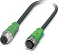 SAC-4P-M12MS/5,0-PVC/M12FS B-L