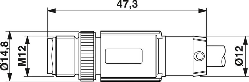 Phoenix Contact VS-M12MSD-M12FSD-936-LI/0,9