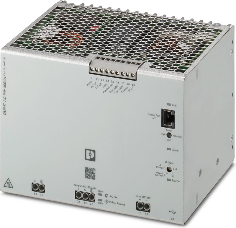 Phoenix Contact QUINT4-INV/24DC/1AC/600VA/USB