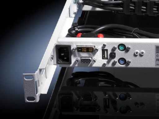 Monitor/Keyboard Unit with 17" TFT display and VGA/DVI connection