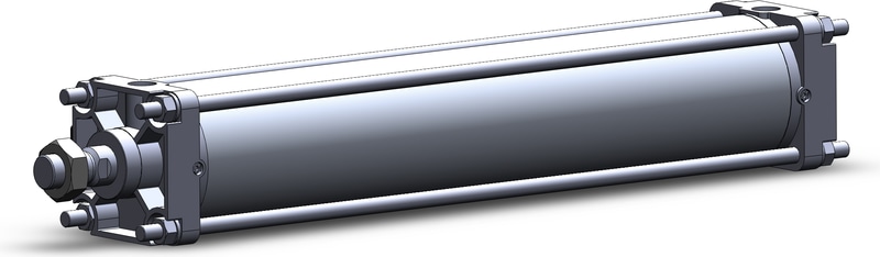 SMC CBA2B100-500-WN