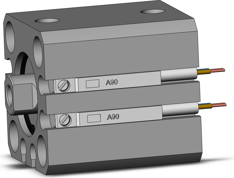 SMC CDQSB16-10DC-A90L