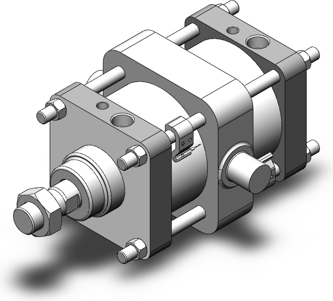 SMC CDS2T125-125-M9BW