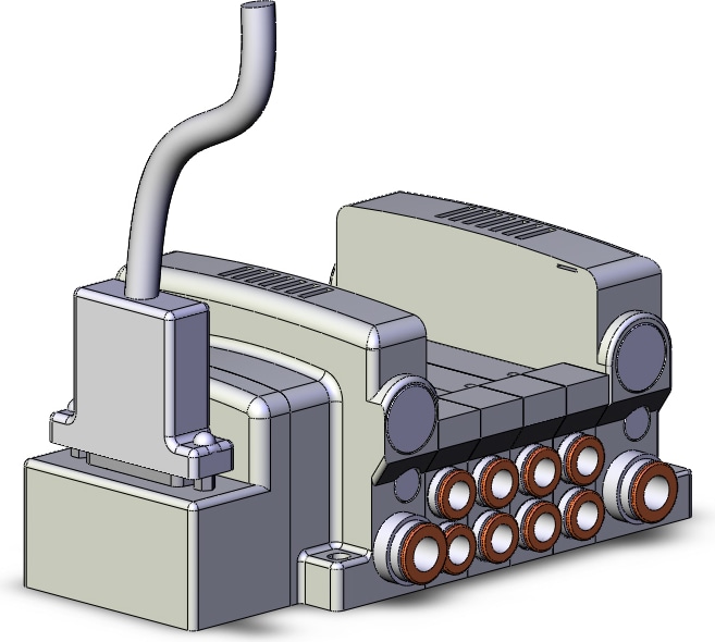 SMC VV5QC21-04C8FD1-S