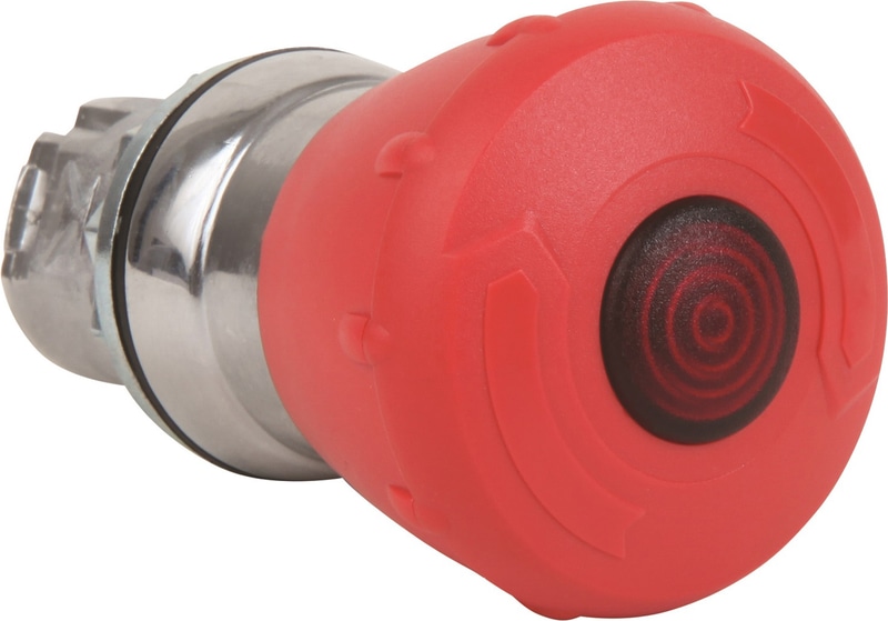 thumbnail image 2 of SPRECHER & SCHUH D7M-MT44PX03 40mm Red Twist-to-Release Push Button – Non-Keyed, New 2 of 4
